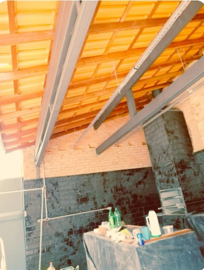 Telhado em obra